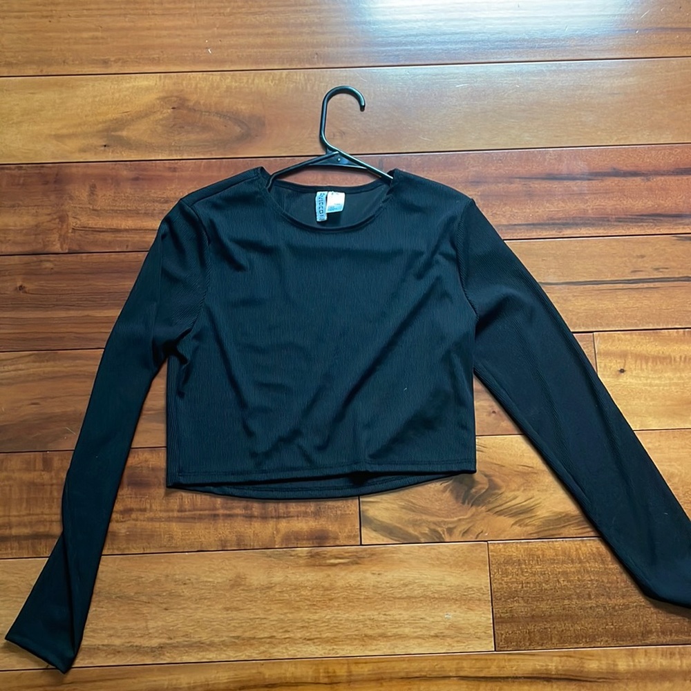 Black H and M long sleeve